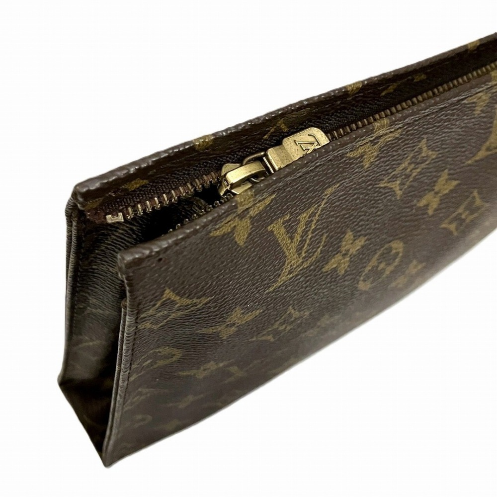LOUIS VUITTON Brown Monogram Canvas Pochette Clutch Bag - Picture 7 of 9